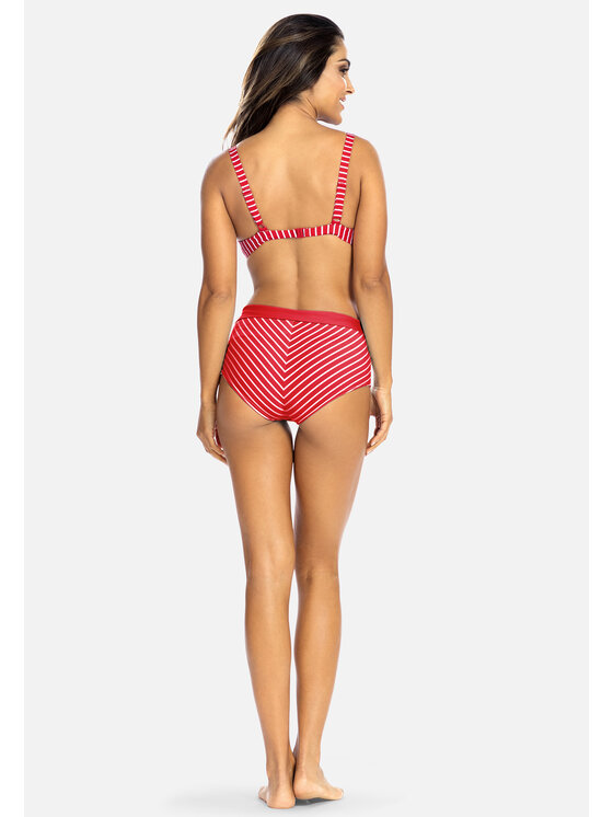 Feba Feba Dół od bikini FD01E Czerwony