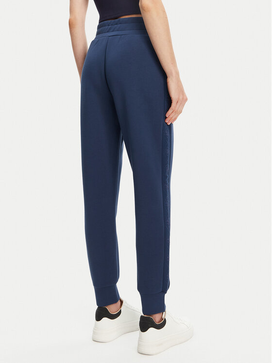 Guess Guess Teplákové kalhoty W5YB11 KBYE2 Tmavomodrá Regular Fit
