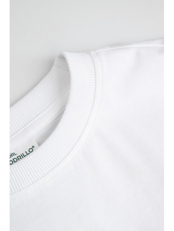 Coccodrillo Coccodrillo T-Shirt ZC6143202HGJ-001 Biały Regular Fit