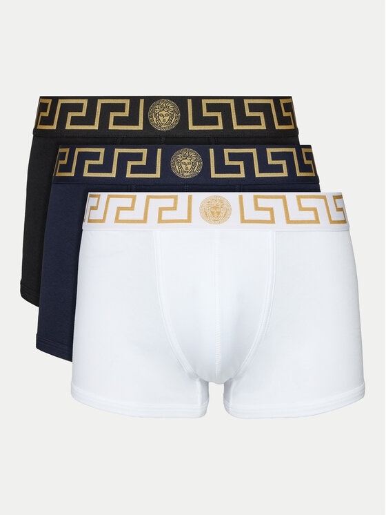 Versace Versace Sada 3 kusů boxerek AU10326 1A10011 Barevná