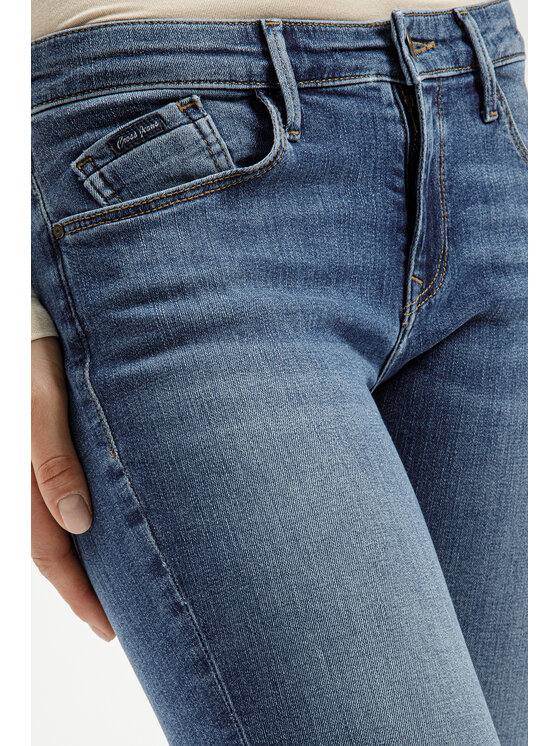 Cross Jeans Cross Jeans Jeansy P 474-131 Niebieski Super Skinny Fit