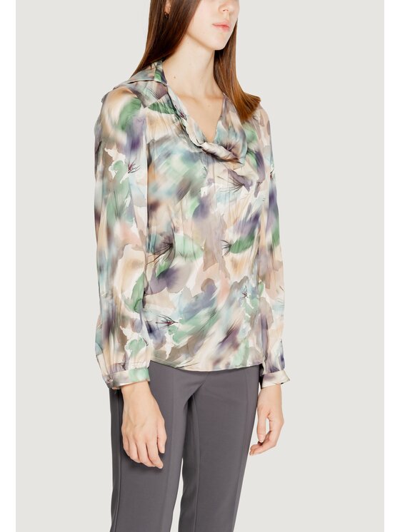 Rinascimento Rinascimento Blusa CFC0119905003 Verde Shirt Fit