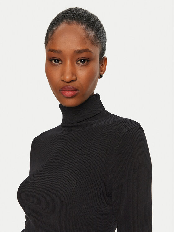 Morgan Morgan Trikotažinė suknelė 242-REGOX Juoda Slim Fit