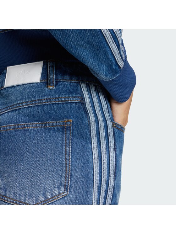 adidas adidas Spódnica jeansowa 159757 Błękitny Regular Fit