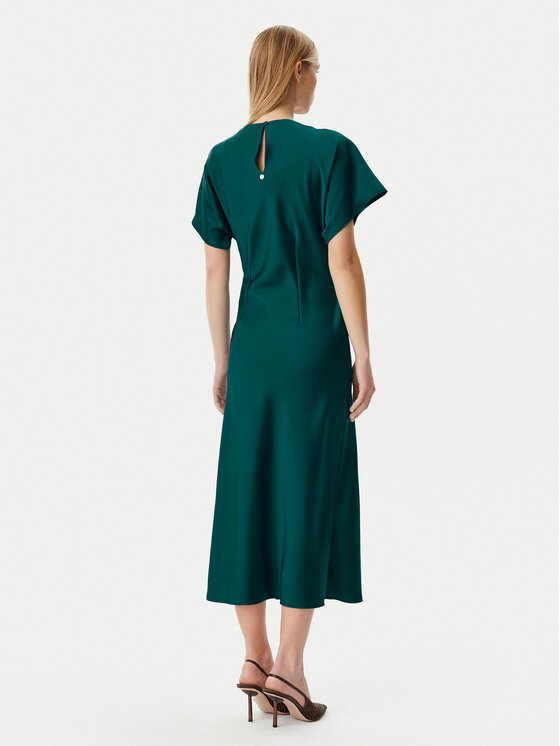 Rinascimento Rinascimento Sukienka koktajlowa CFC0122932003 Zielony Regular Fit