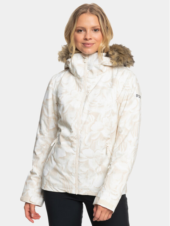 Roxy Roxy Slidinėjimo striukė Jet Ski Jk Snjt ERJTJ03429 Smėlio Regular Fit