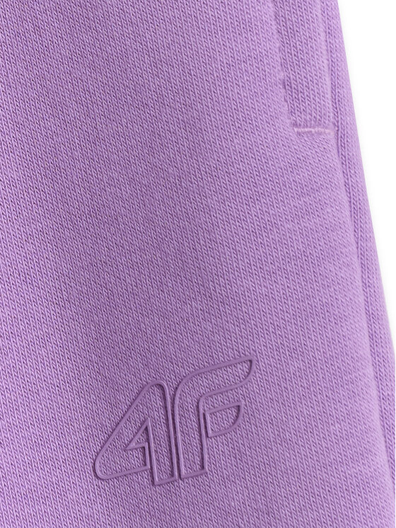 4F 4F Spodnie dresowe BASIC+ Fioletowy Regular Fit