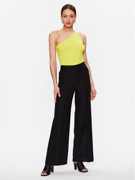 b.young b.young Top Sanana 20813300 Žuta Slim Fit