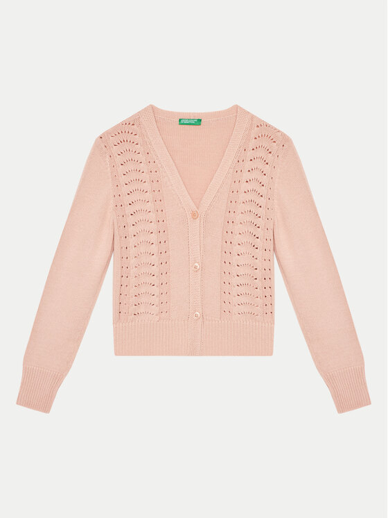 United Colors Of Benetton United Colors Of Benetton Кардиган 1370C601Q Розов Regular Fit