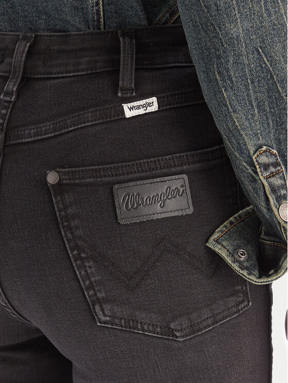 Wrangler Wrangler Jeans hlače 112371749 Črna Straight Fit