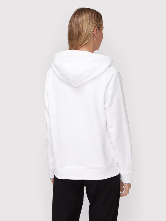 Tommy Hilfiger Tommy Hilfiger Bluza Slogan WW0WW35604 Biały Relaxed Fit