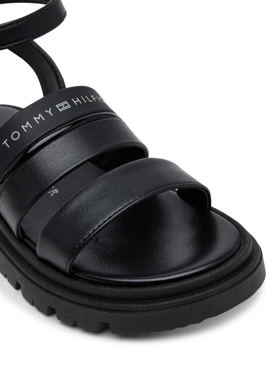 Tommy Hilfiger Tommy Hilfiger Sandale Sandal T4A2-33798-0371 M Negru