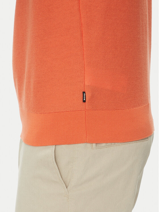 BOSS BOSS Polo marškinėliai H-Jianluca 50537654 Oranžinė Regular Fit
