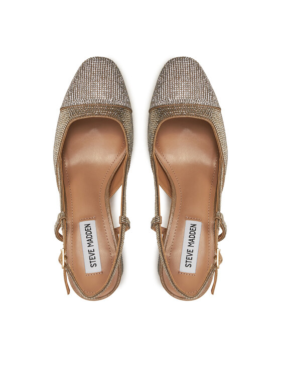 Steve Madden Sandali con tacco - gold leather/dorato