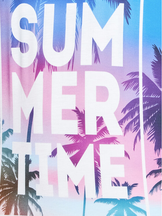 T-shirt Unisex Summer Time Multicolore Regular Fit...