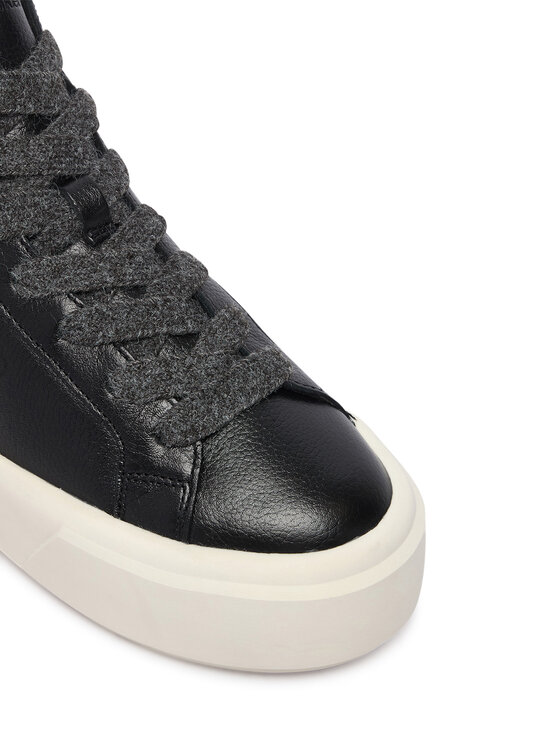 Calvin Klein Calvin Klein Sneakers Flatform Mid Laceup Lth Wl HW0HW03230 Schwarz