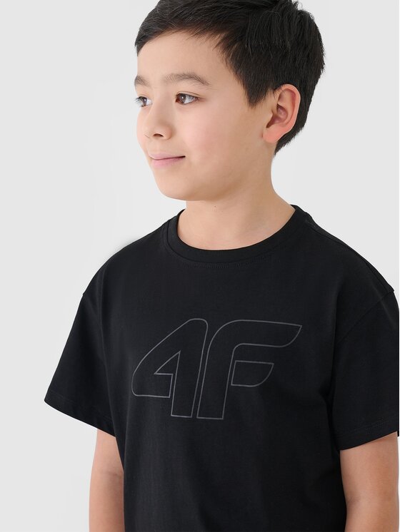 4F 4F T-Shirt 4FJWMM00TTSHM2331-20S Czarny Oversize