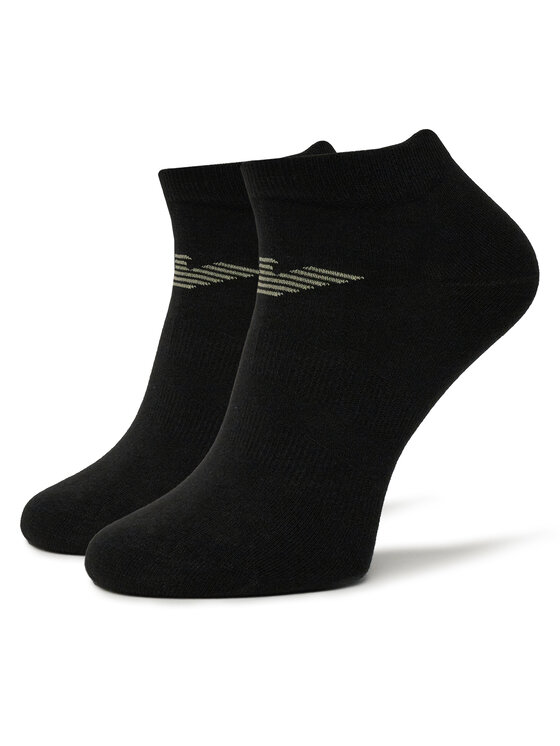 Emporio Armani Emporio Armani 3er-Set niedrige Herrensocken EM000550 AF12271 MC061 Schwarz