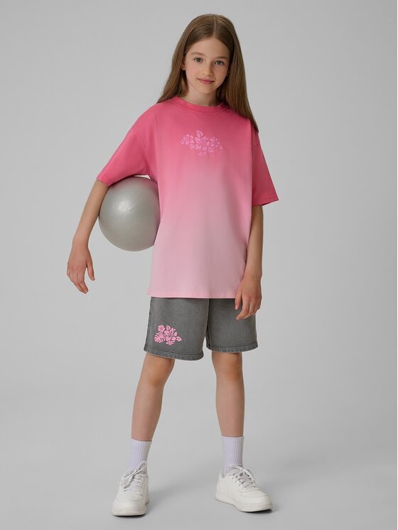 4F 4F T-Shirt SUMMER SPLASH Kolorowy Loose Fit