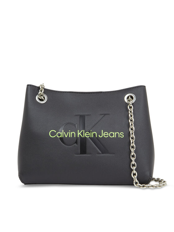 Calvin Klein Jeans Τσάντα Sculpted Shoulder Bag24 Mono K60k607831 Μαύρο