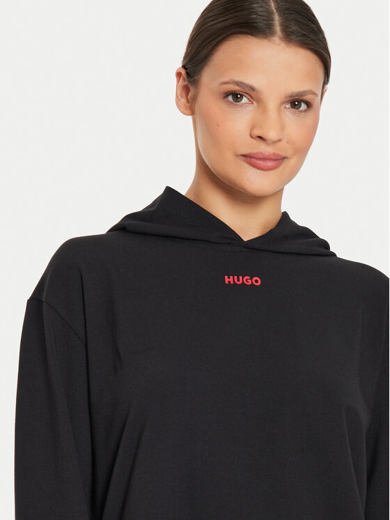 HUGO Hugo Світшот 50490594 Чорний Relaxed Fit