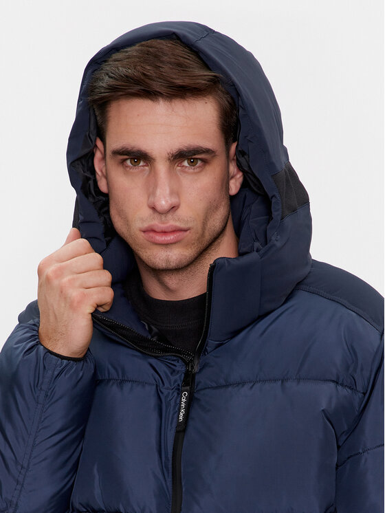 Calvin Klein Calvin Klein Žieminė striukė K10K110329 Tamsiai mėlyna Regular Fit