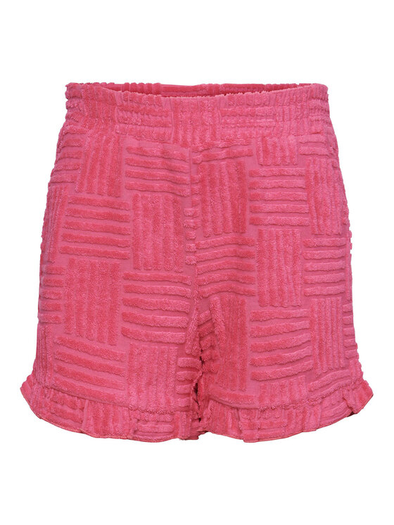 Pieces KIDS Pantalon scurți din material 17139128 Roz Regular Fit