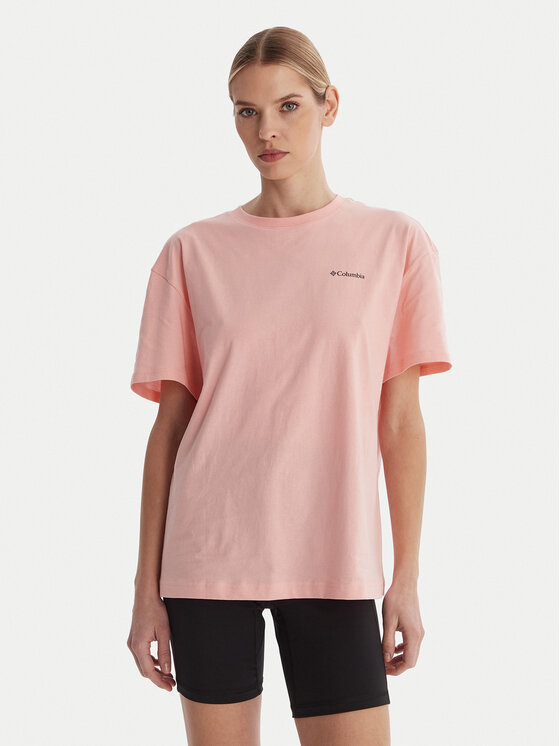 Columbia Columbia T-Shirt Rolling Bend™ 2120031 Rosa Oversize