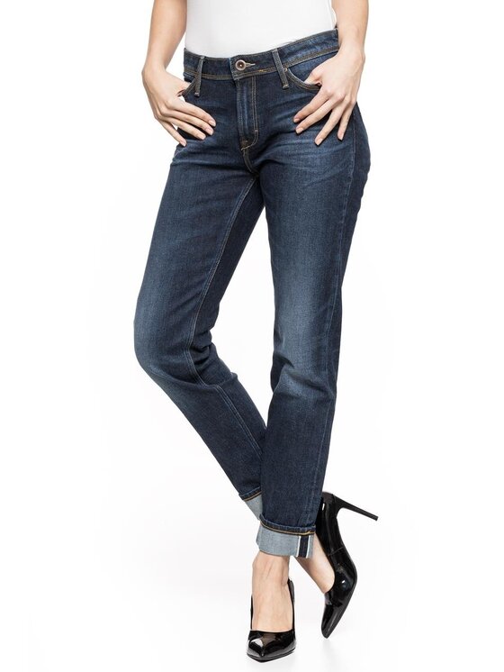Lee Lee Jeansy SALLIE Niebieski Loose Fit