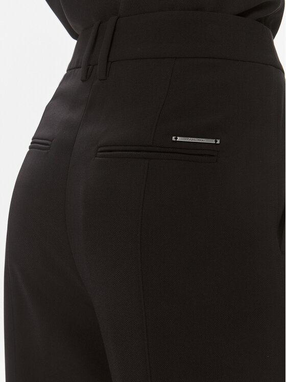 Calvin Klein Calvin Klein Hlače K20K206774 Crna Wide Leg