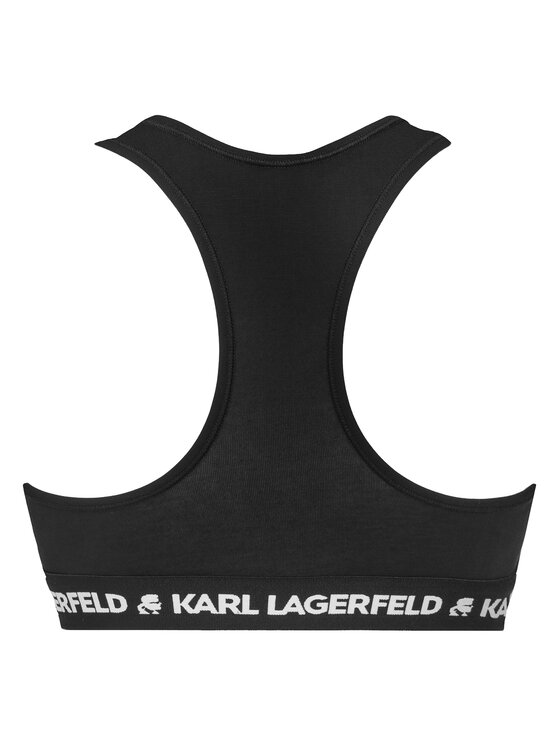 KARL LAGERFELD KARL LAGERFELD Сутиен-топ A1W47007 Черен