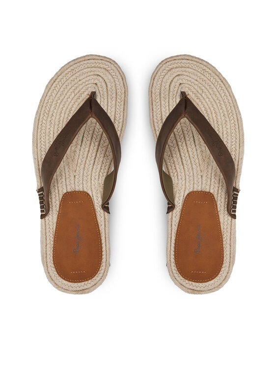 Flip flop Pepe Jeans Bărbați, Mărimea: 41, Maro, Sunset Island PMS90117