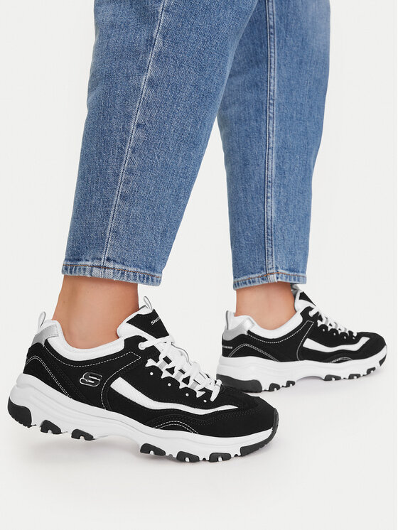 Skechers Skechers Sneakersy I-Conik 88888250/BKW Czarny