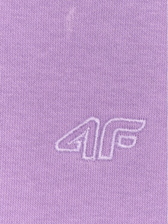 4F 4F Bluza 4FJRAW25TSWSF2467-51S Fioletowy Oversize
