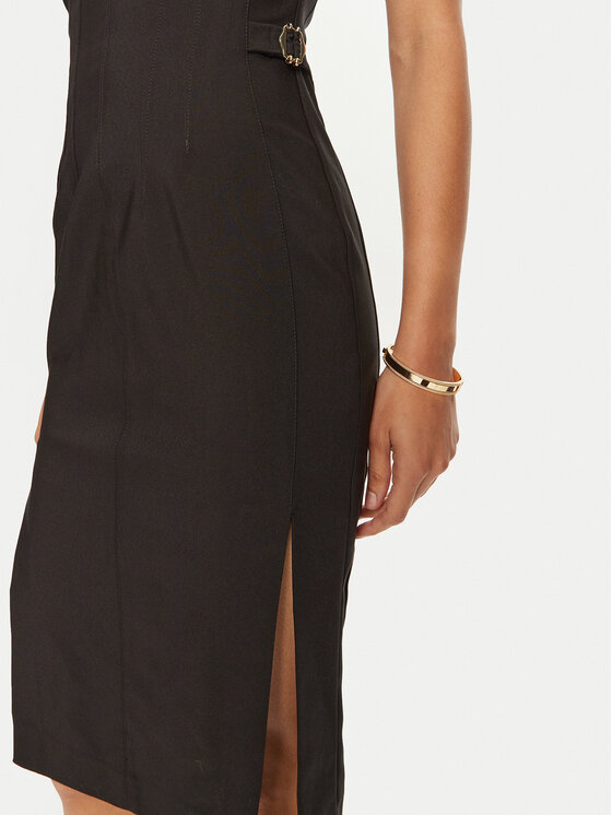 Babylon Babylon Coctailkleid E00717 Schwarz Slim Fit
