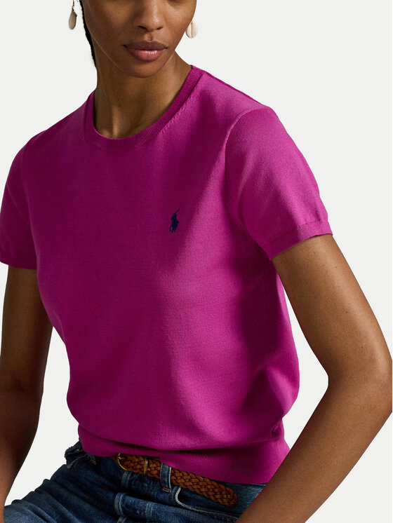 Polo Ralph Lauren Polo Ralph Lauren Тишърт 211971872010 Розов Slim Fit