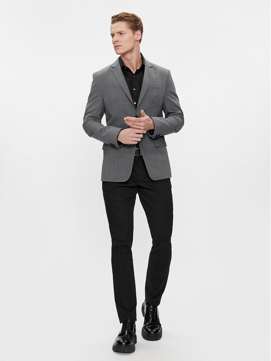 Calvin Klein Calvin Klein Giacca da abito K10K112935 Grigio Regular Fit