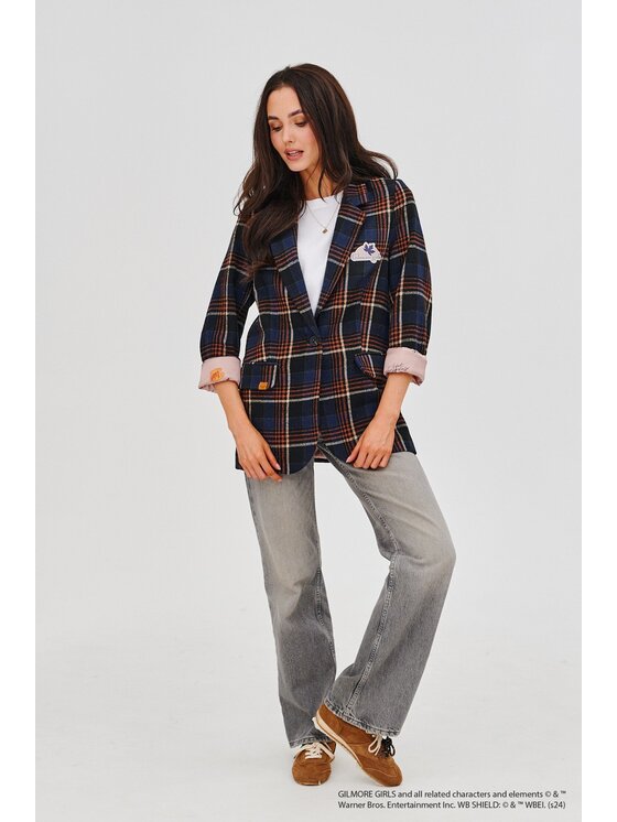 NAOKO NAOKO Marynarka Gilmore Girls Kolorowy Regular Fit