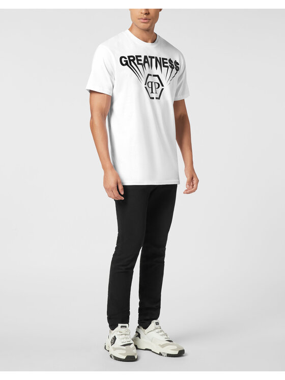 PHILIPP PLEIN PHILIPP PLEIN T-Shirt 26265 Biały Regular Fit