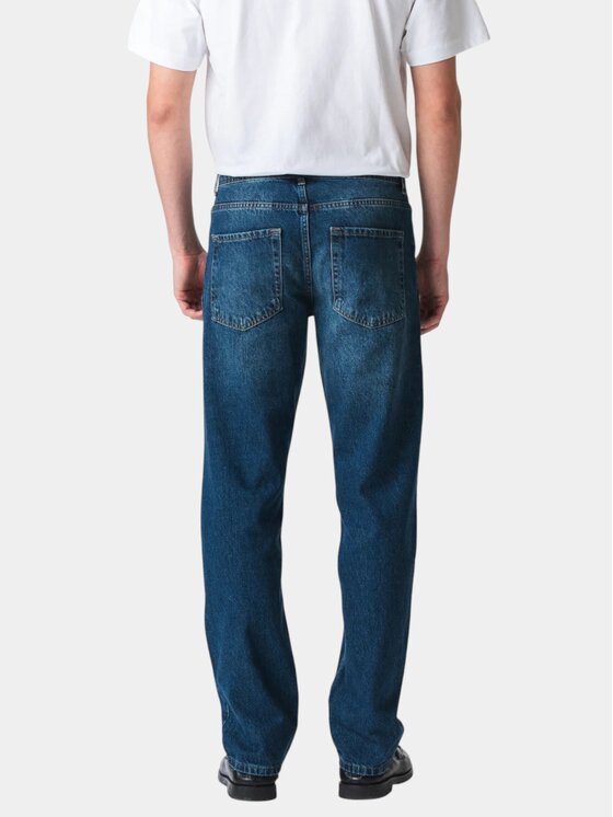 TeeShoppen TeeShoppen Jeansy 'Basic Collection' Niebieski Relaxed Fit