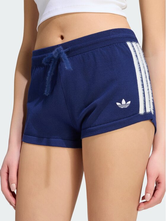 adidas adidas Szorty materiałowe 165123 Niebieski jasny