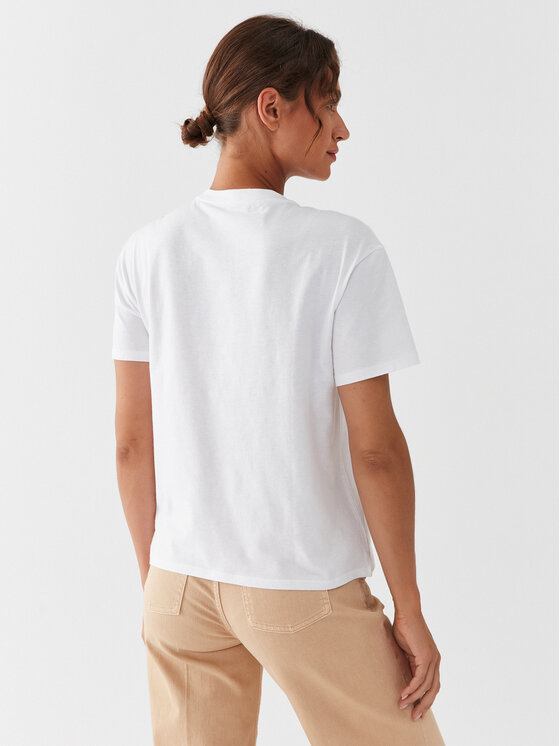 United Colors Of Benetton United Colors Of Benetton Tricou 3096D102O Alb Regular Fit