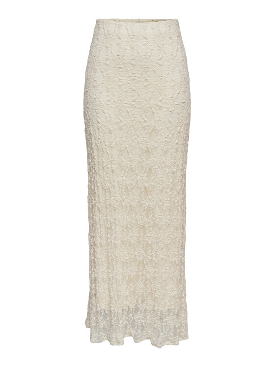 ONLY ONLY Maksi sijonas Albina 15372797 Šviesiai smėlinė Slim Fit