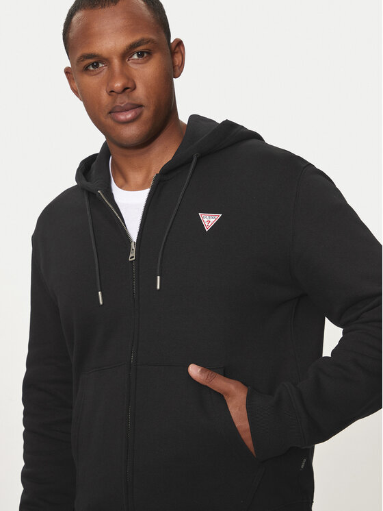 Guess Jeans Guess Jeans Sweatshirt M4YQ28 K9V31 Schwarz Regular Fit
