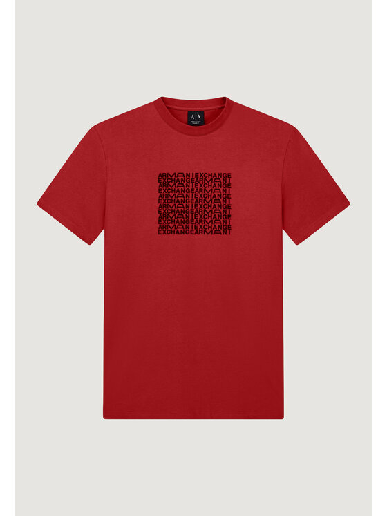 Armani Exchange Armani Exchange T-Shirt XM003044 AF21323 Czerwony Casual Fit