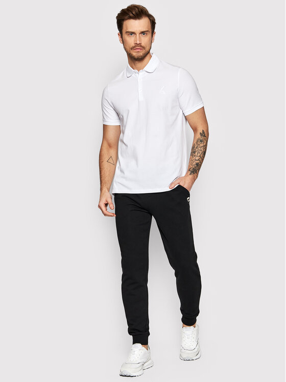 KARL LAGERFELD KARL LAGERFELD Polo 745890 500221 Bijela Regular Fit