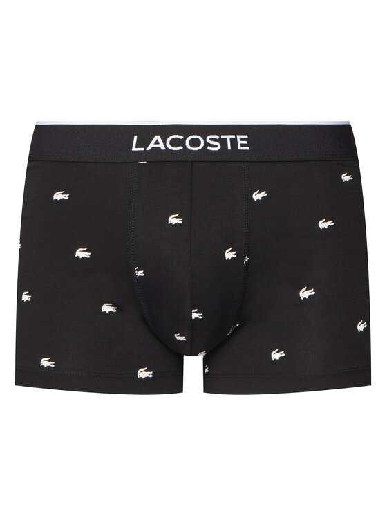 Lacoste Lacoste Set od 3 para bokserica 5H1299 Crna