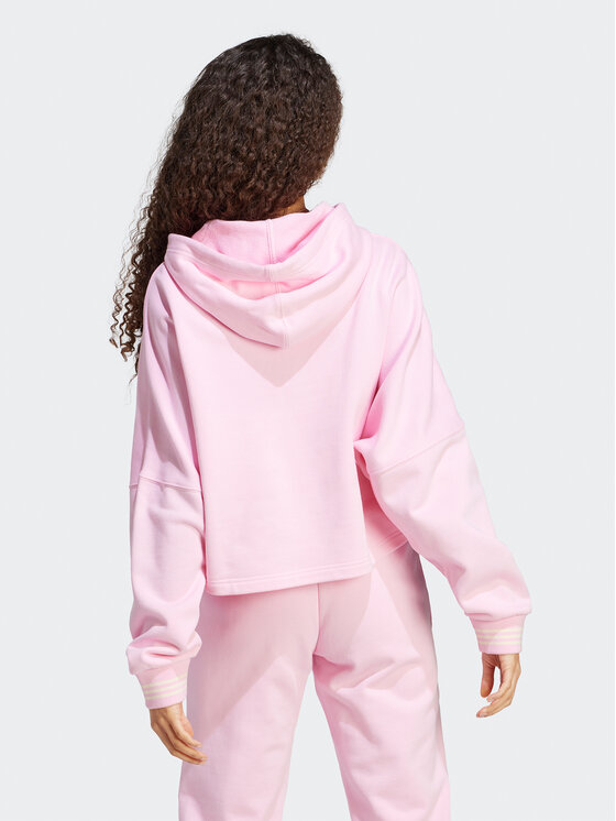 adicolor essentials crop fleece hoodie