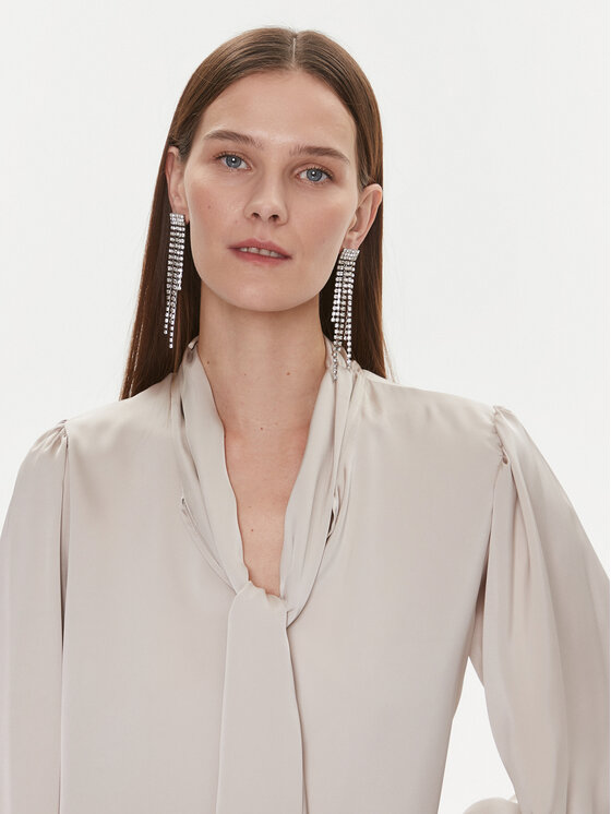 Rinascimento Rinascimento Bluza CFC0116713003 Écru Regular Fit