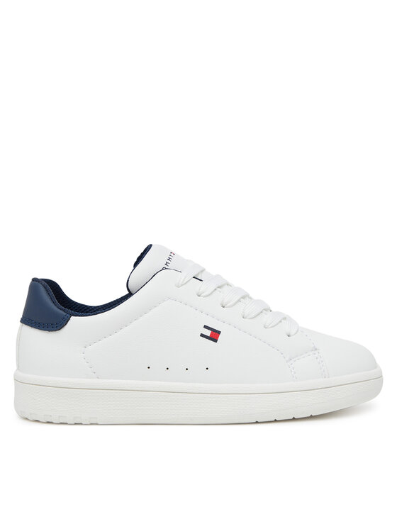 Sneakers Tommy Hilfiger Low Cut Lace-Up T3X9-34073-1355X S Alb